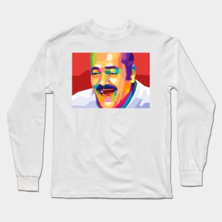 Spanish Laughing Guy meme Pop Art Long Sleeve T-Shirt